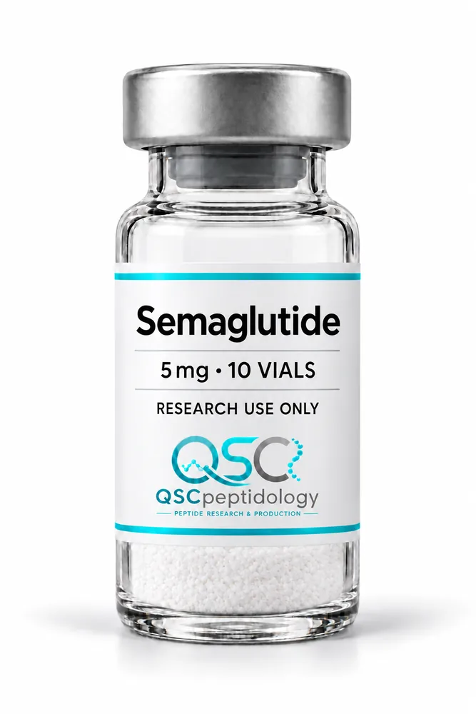 Semaglutide 5mg (paquete de 10 viales) QSC Peptidology